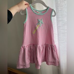 Jelly Bean Wand Appliqué Toddler Dress